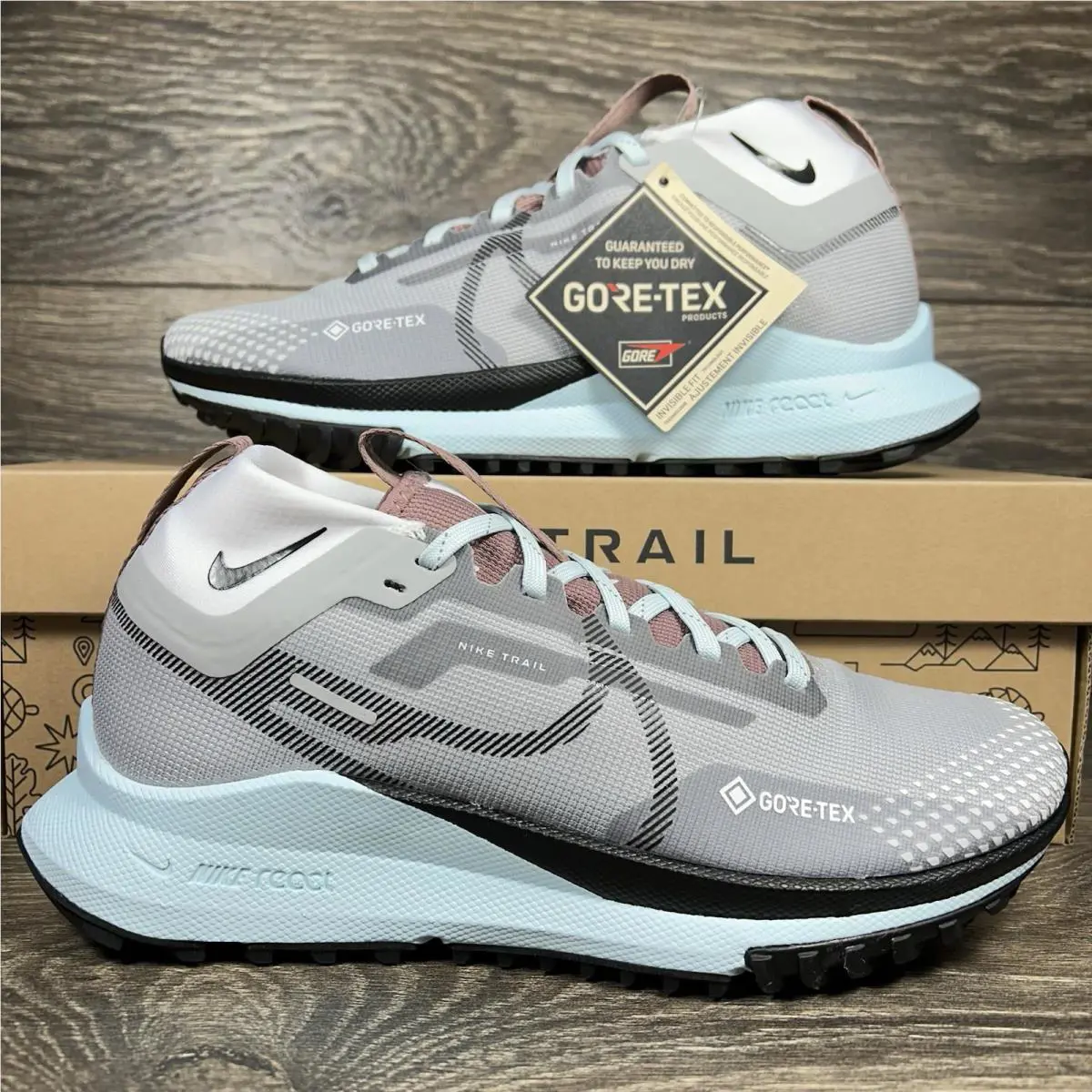 Nike shoes - Nike React Pegasus Trail 4 GTX - Gray 7