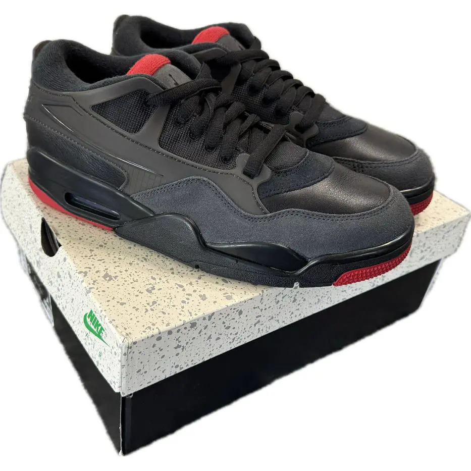 Nike shoes - Nike Air Jordan 4RM RETRO - FQ7939-060 - Black/Varsity Red-Anthracite 12
