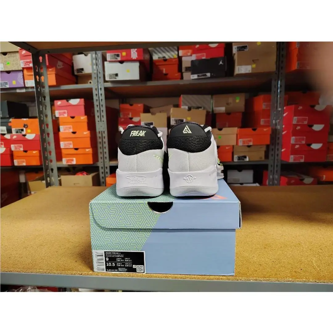 Nike shoes - Nike Zoom Freak 4 - Zoom Freak - DJ6149 003 - White Black Barely Volt 3