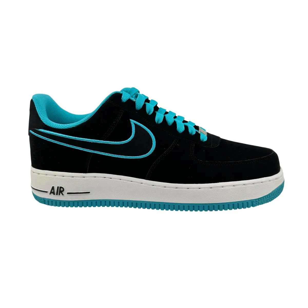 Nike shoes - Nike Air Force 1 - Air Force - 488298 011 - Black, Manufacturer: Black Turquoise Blue 5