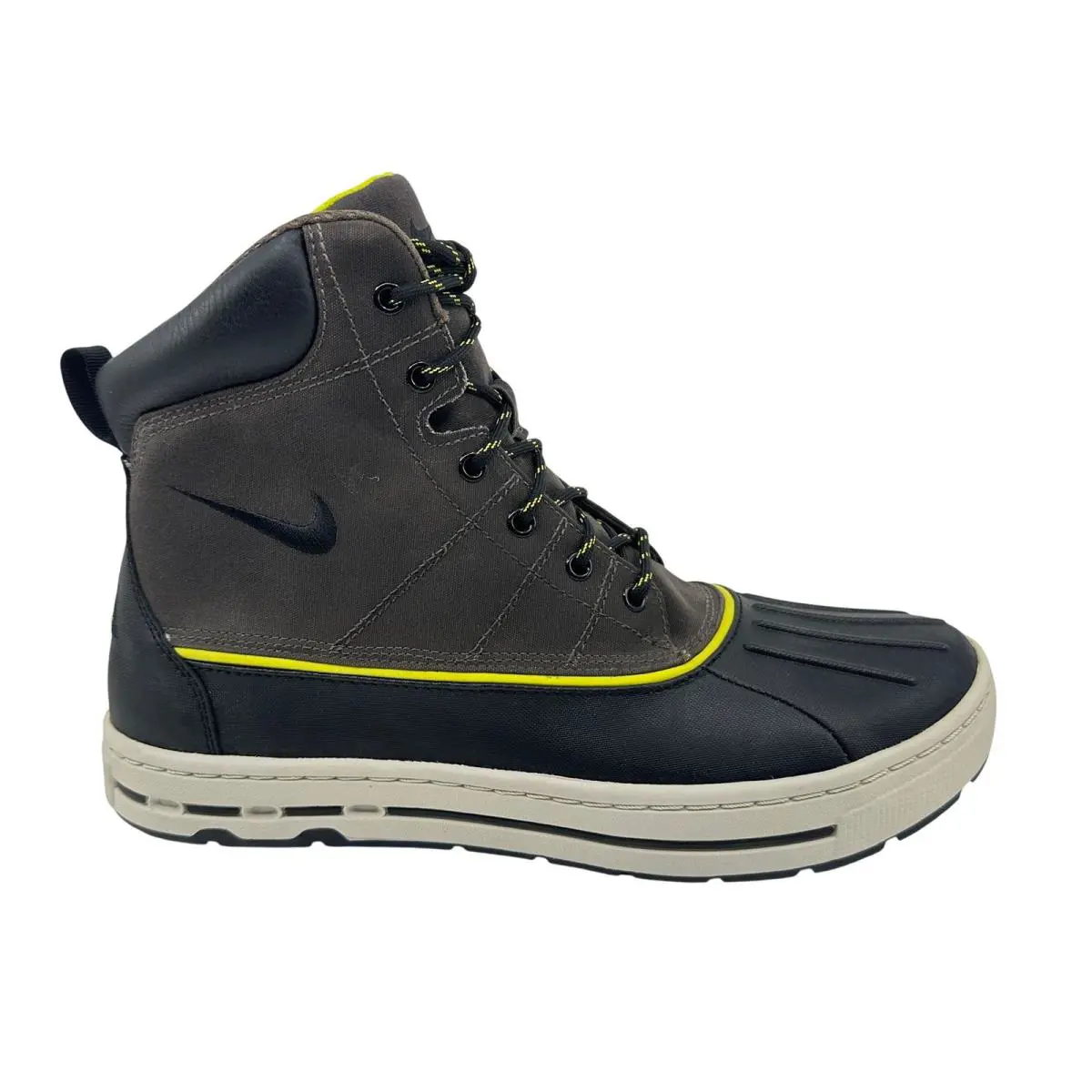 Nike Woodside Iron Grey Black Volt Mens Athletic Sneaker - Gray, Manufacturer: Iron Grey Black Volt