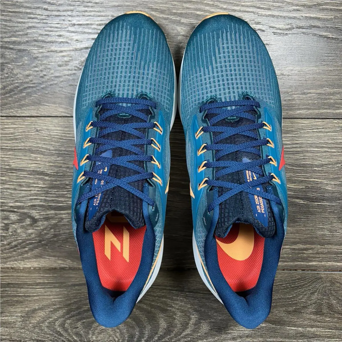 Nike shoes - Nike Air Zoom Pegasus 39 Spruce Crimson - Blue 4