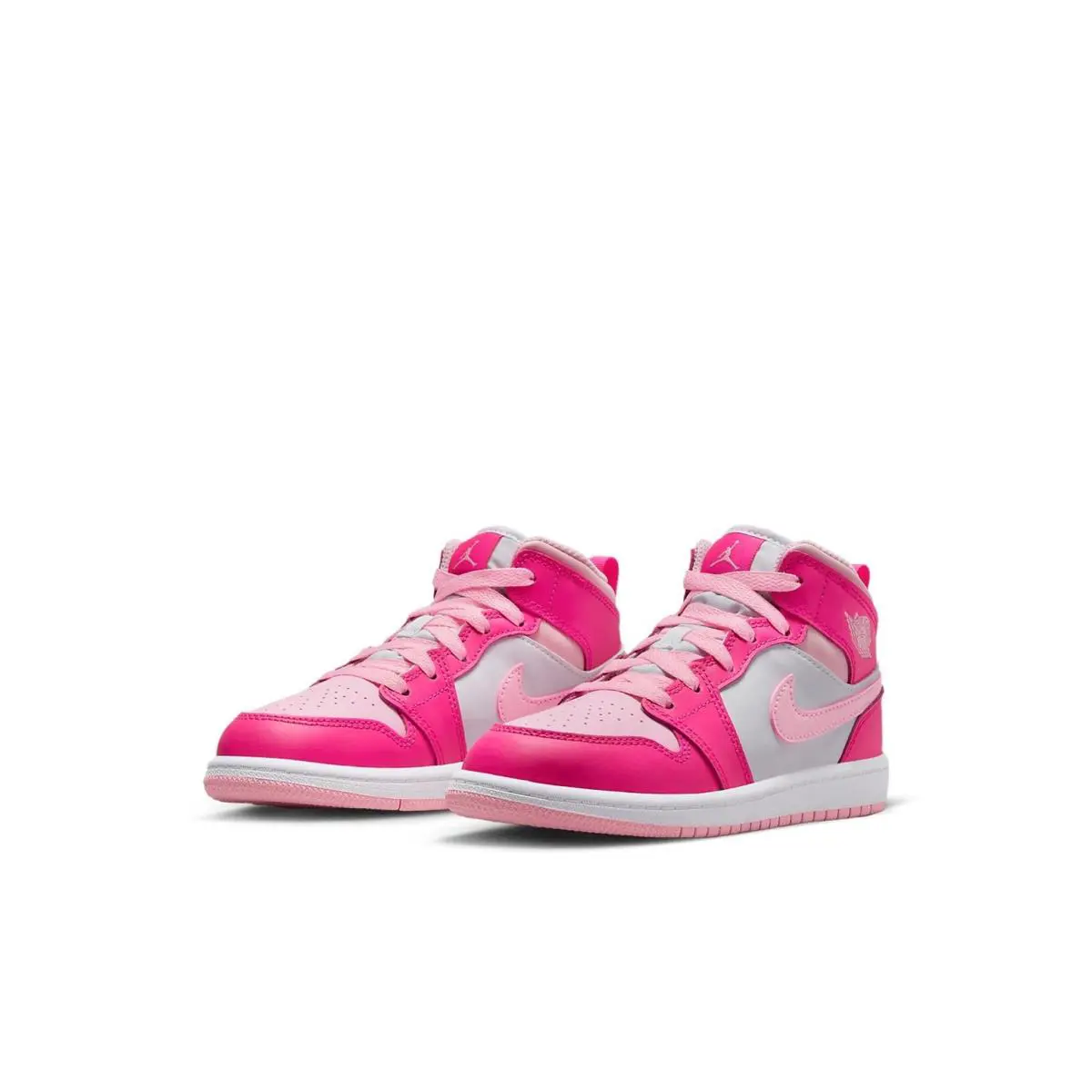Air Jordan 1 Mid FD8781-116 Sneakers Kids 11 Fierce Pink Lifestyle Shoes HTAT131 - Pink