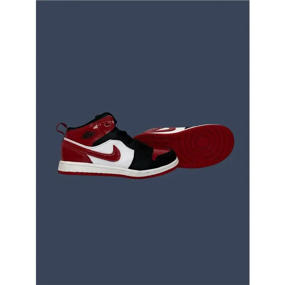 Nike shoes - Toddler Jordan 1 Mid SE Black Varsity Red HV4729-006 3