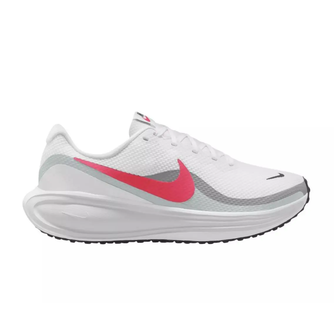 Nike Revolution 8 Men`s Road Running Shoes White/pure Platinum/bright T5 - White/Pure Platinum/Black/Bright Crimson