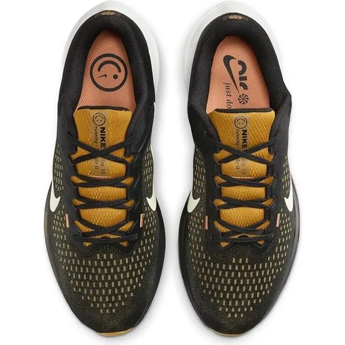 Nike shoes - Nike Air Winflo 10 - Air Winflo - DV4022 009 - BLACK /OLIVE AURA BRONZINE 6