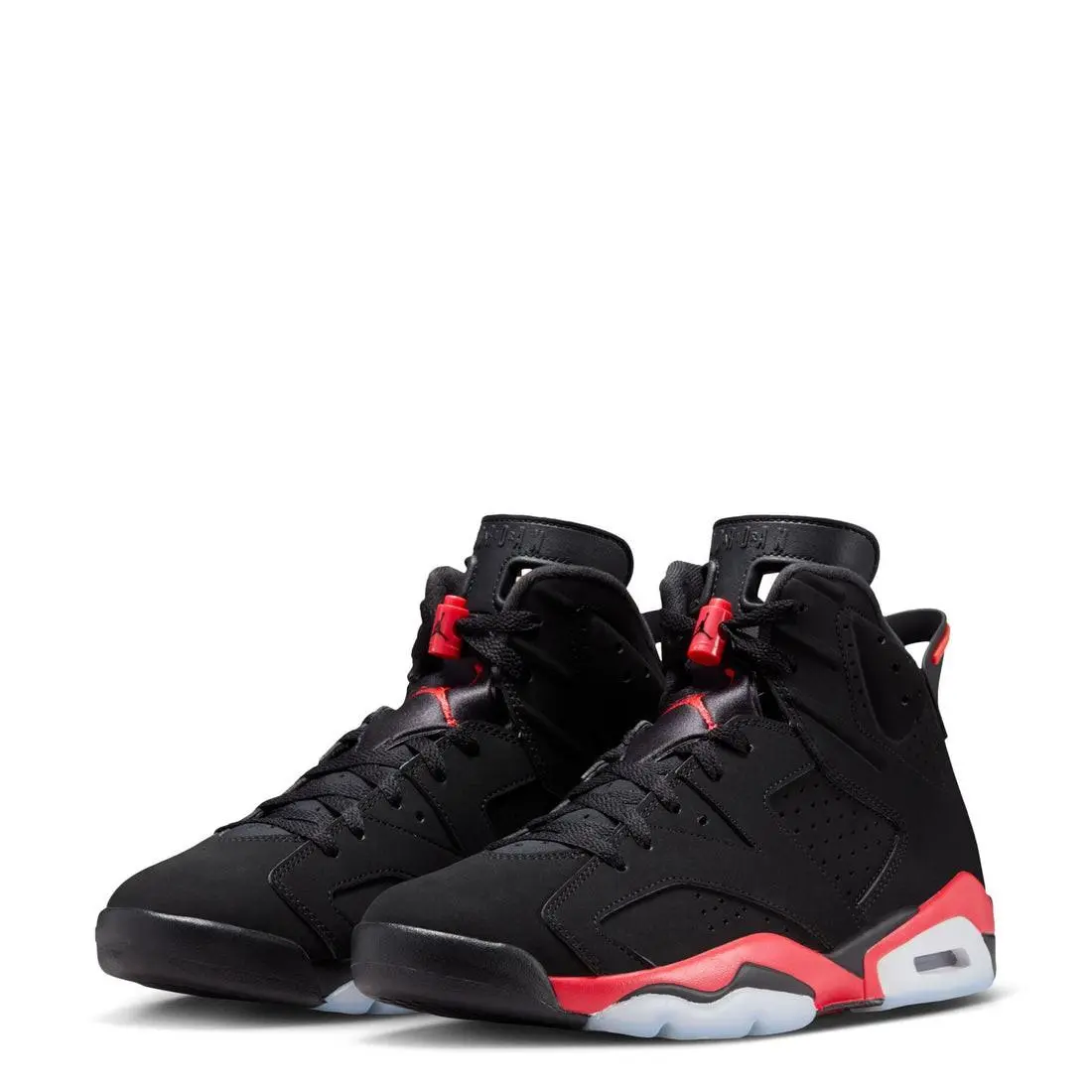 Nike Air Jordan 6 Retro Black Infrared High Top Cushioned Sneaker sz 10.5 us Men