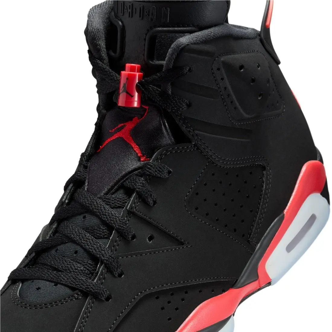 Nike shoes - Air Jordan 6 - Air - CT8529-001 - Black, Manufacturer: Black/Light Crimson 3