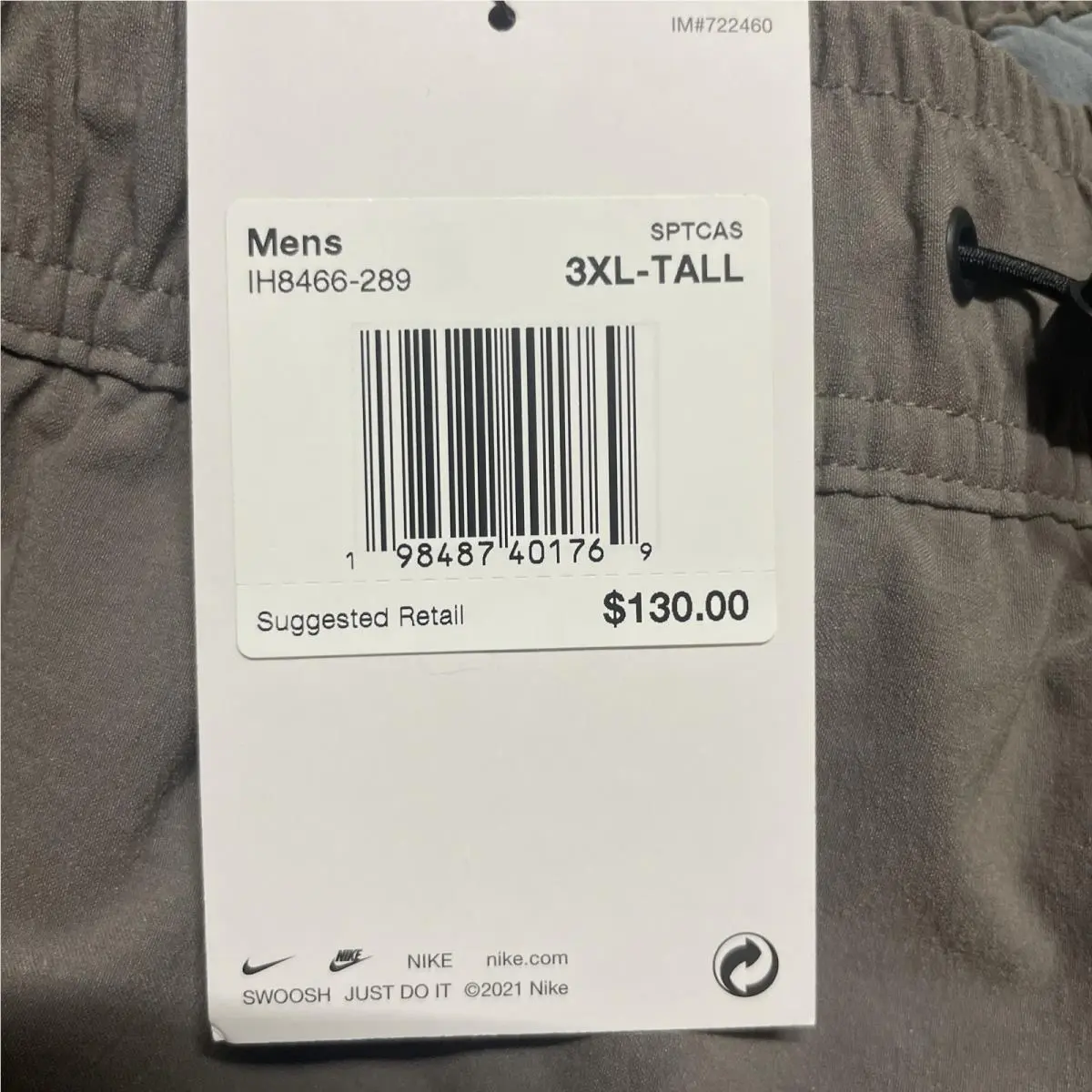 Nike clothing - Nike Tech Wiven - Tech Wiven - IH8466289 - Gray (UPC: 0198487401769) 3