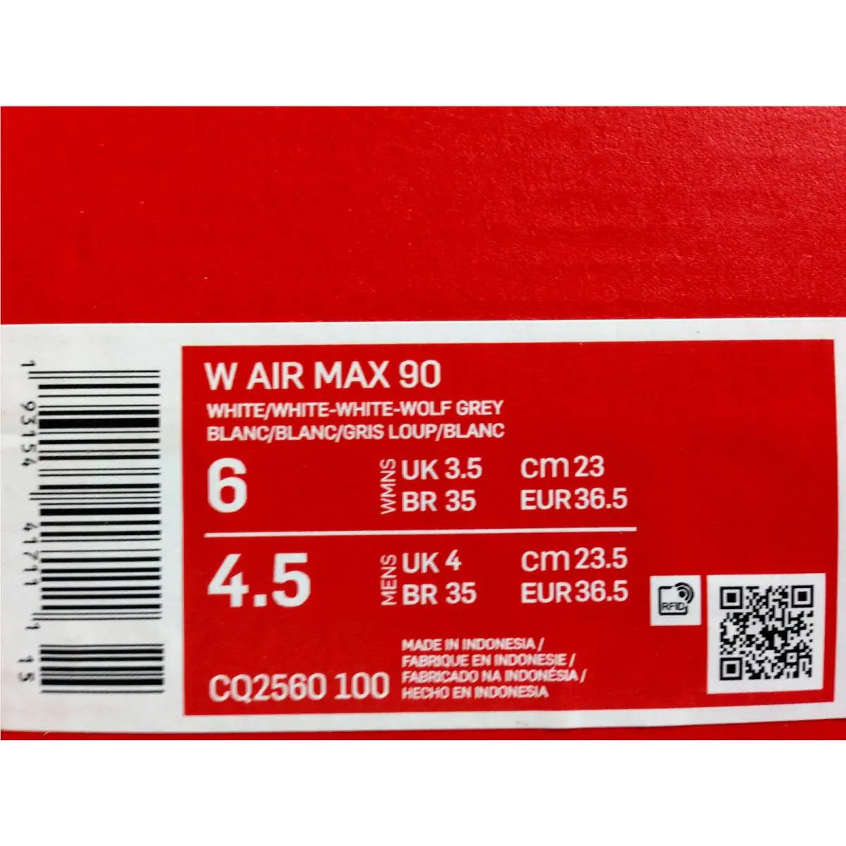 Nike shoes - Nike Air Max 90 - Air Max - CQ2560-100 - White (UPC: 193154417111) 3