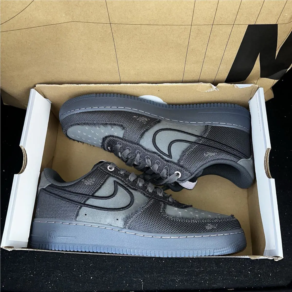 Nike shoes - Nike Air Force 1 - Air Force - IQ0614-060 - Gray 5