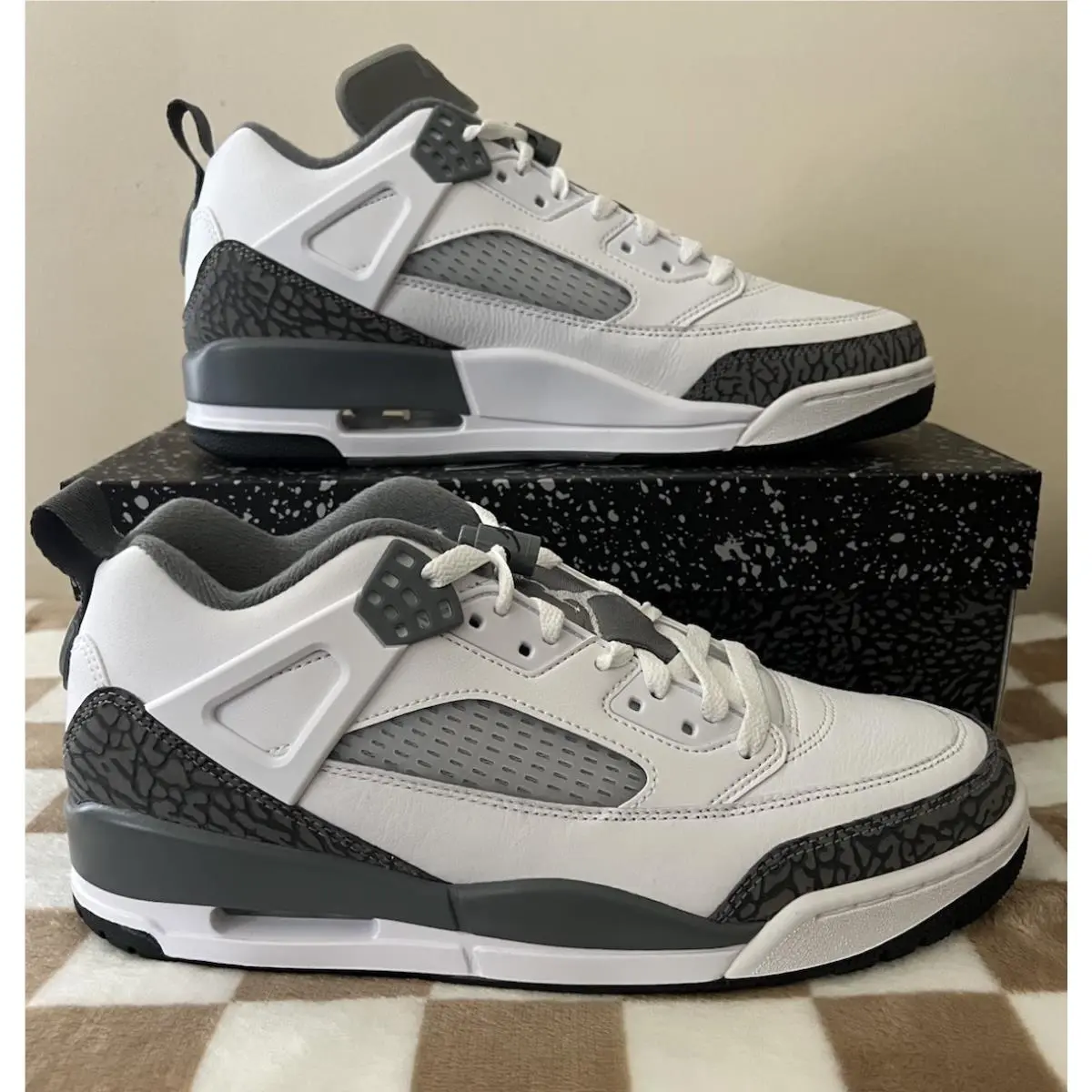 Nike Jordan Spizike Low Anthracite/white/cool Grey FQ1759 102 Men`s Sz 9.5