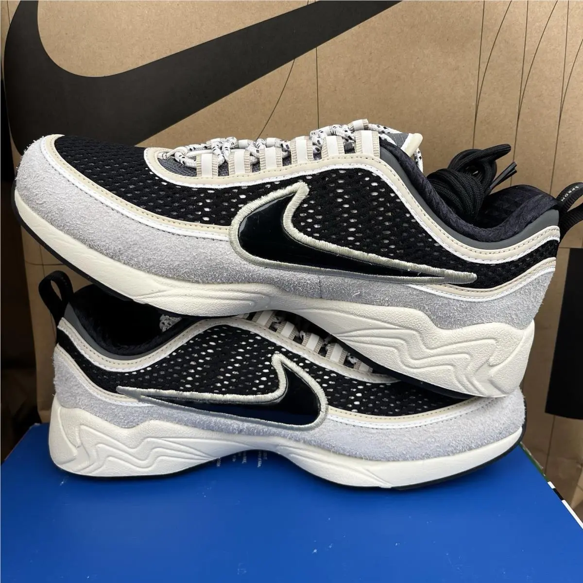 Nike shoes - Nike Zoom Spiridon - Zoom Spiridon - HV4847-001 - Black, Manufacturer: Phantom/Black/Light Cream 1