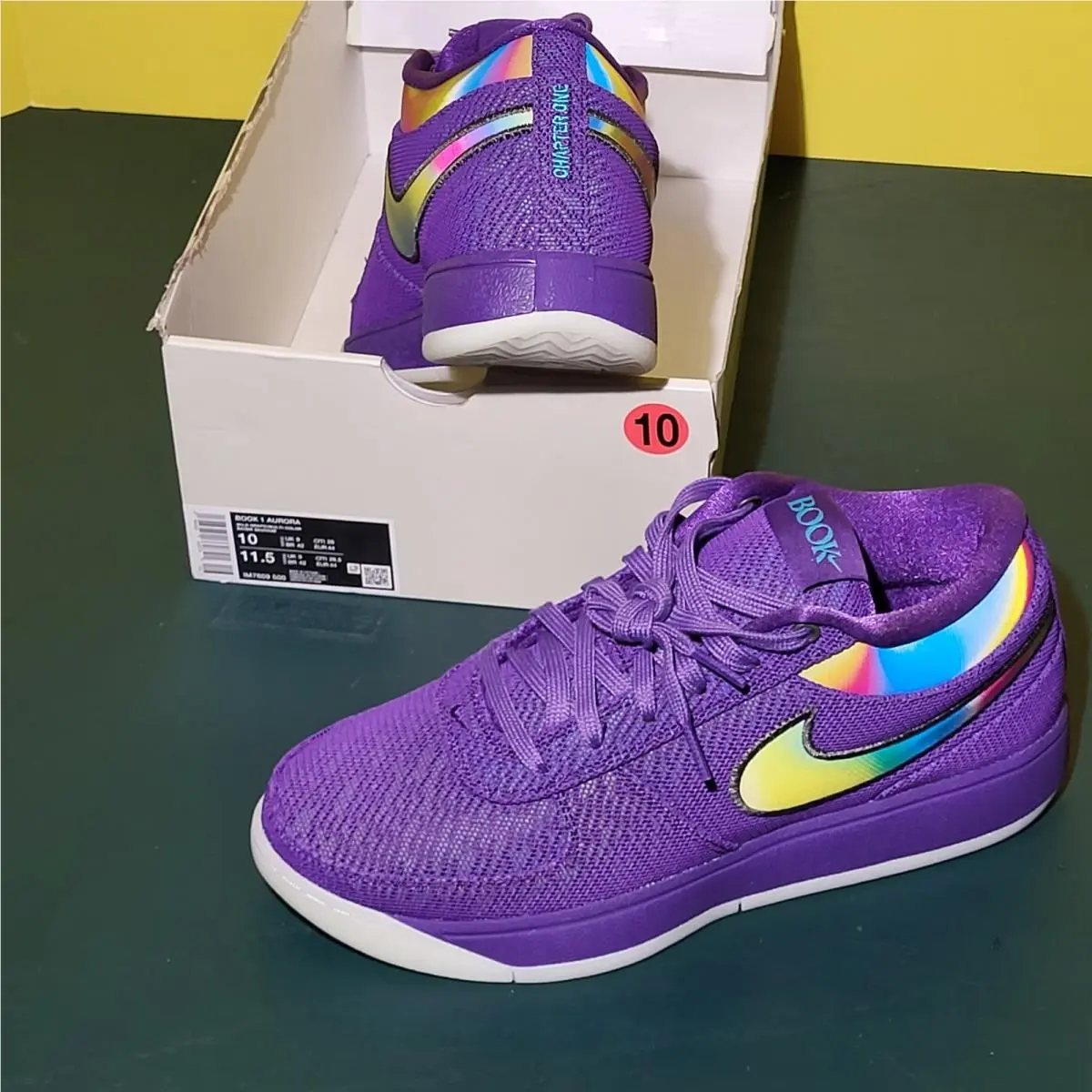 Nike shoes - Nike Book 1 - Book - IM7609-500 - Wild Purple/Multicolor Raisin Sauvage 1