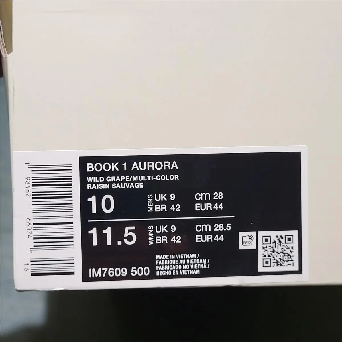 Nike shoes - Nike Book 1 - Book - IM7609-500 - Wild Purple/Multicolor Raisin Sauvage 3