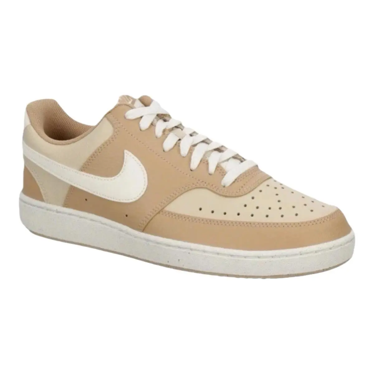 Nike Court Vision Lo Shoes Sand Drift Sail-hemp IB4495 126 Men`s Size 10 - Beige