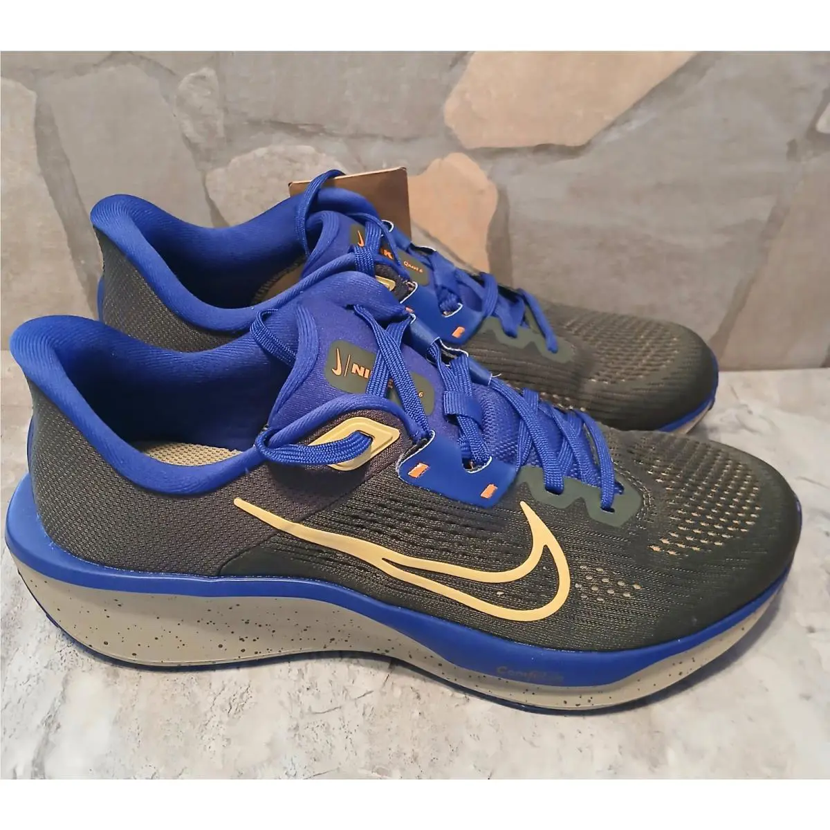 Nike shoes - Nike Quest 6 - Quest - HQ3223-325 - Olive Green/Blue (UPC: 197601915496) 0