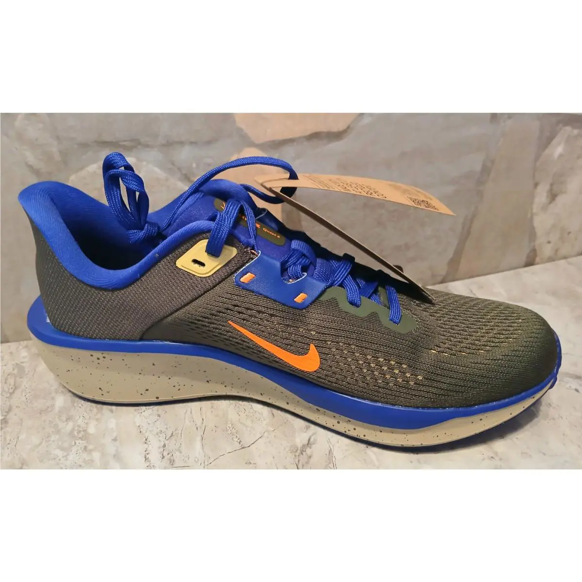 Nike shoes - Nike Quest 6 - Quest - HQ3223-325 - Olive Green/Blue (UPC: 197601915496) 5