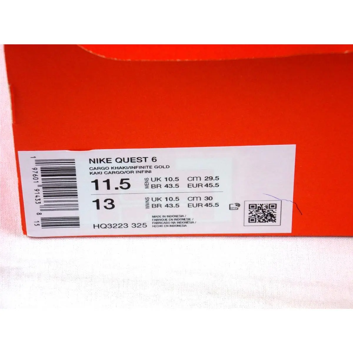 Nike shoes - Nike Quest 6 - Quest - HQ3223-325 - Green (UPC: 197601914338) 10