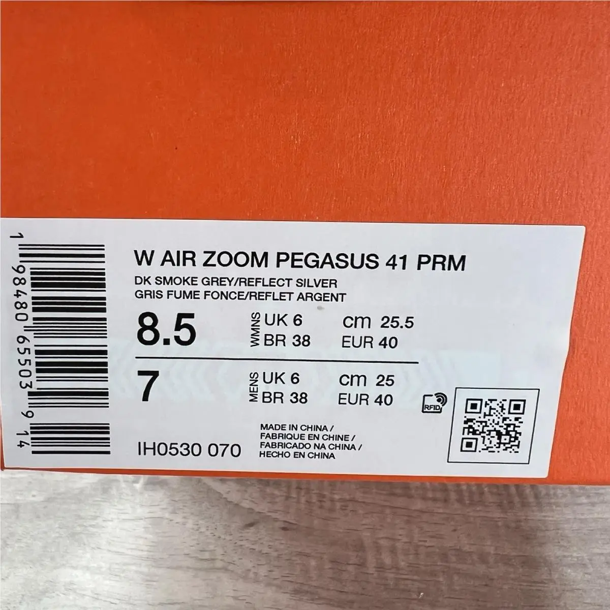 Nike shoes - Nike air zoom pegasus 41 - IH0530 070 - Black (UPC: 198480657767) 10