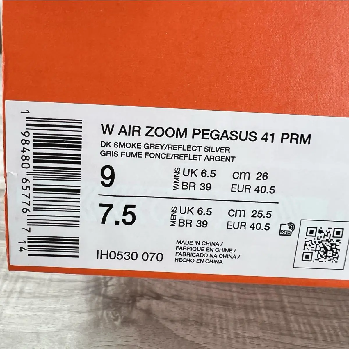 Nike shoes - Nike air zoom pegasus 41 - IH0530 070 - Black (UPC: 198480657767) 7