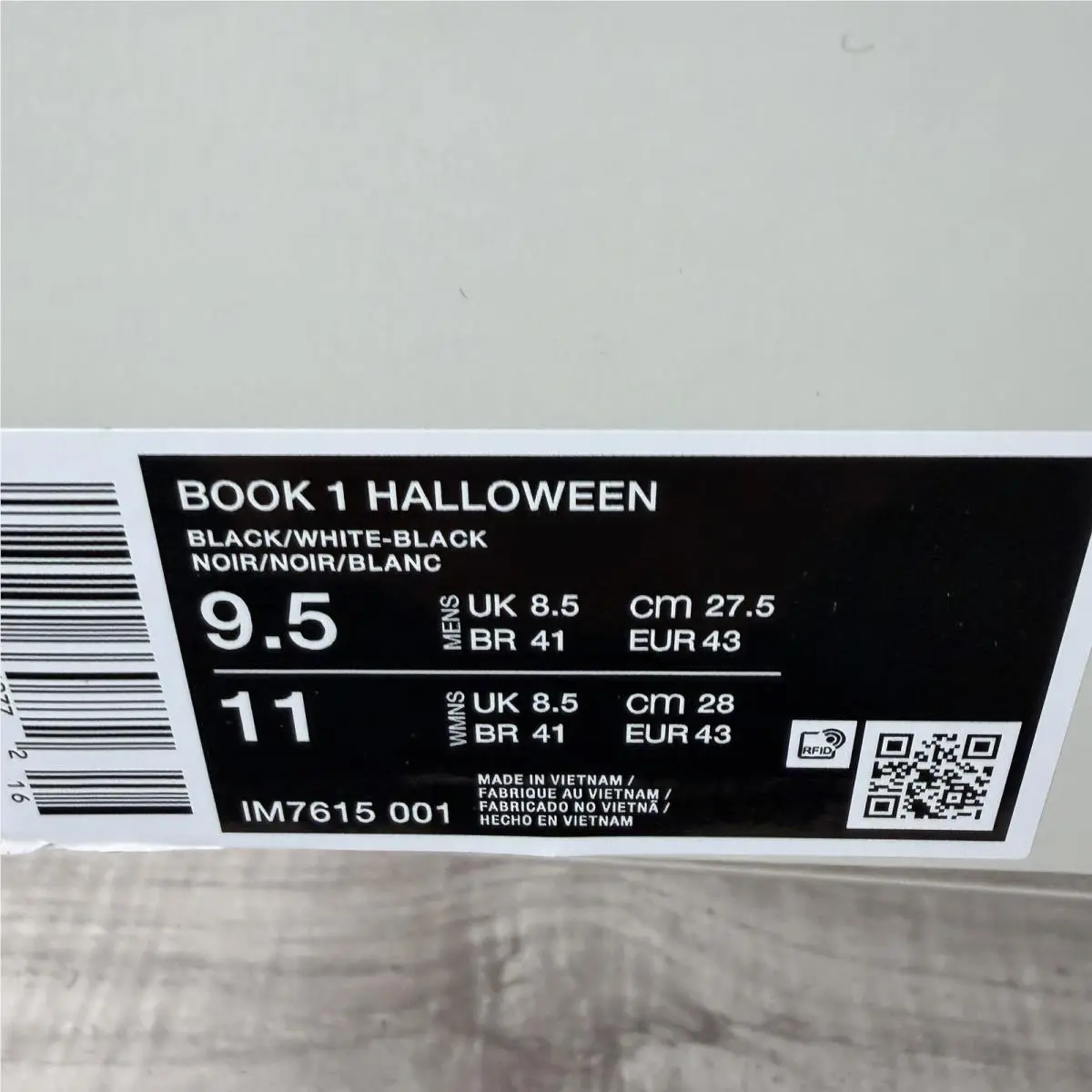 Nike shoes - Nike Book 1 - Book - IM7615-001 - Black 10