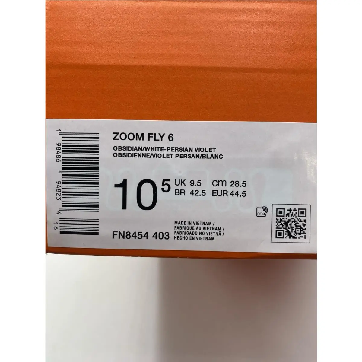 Nike shoes - Nike Zoom Fly - Zoom Fly - FN8454-403 - Purple (UPC: 198486948234) 8