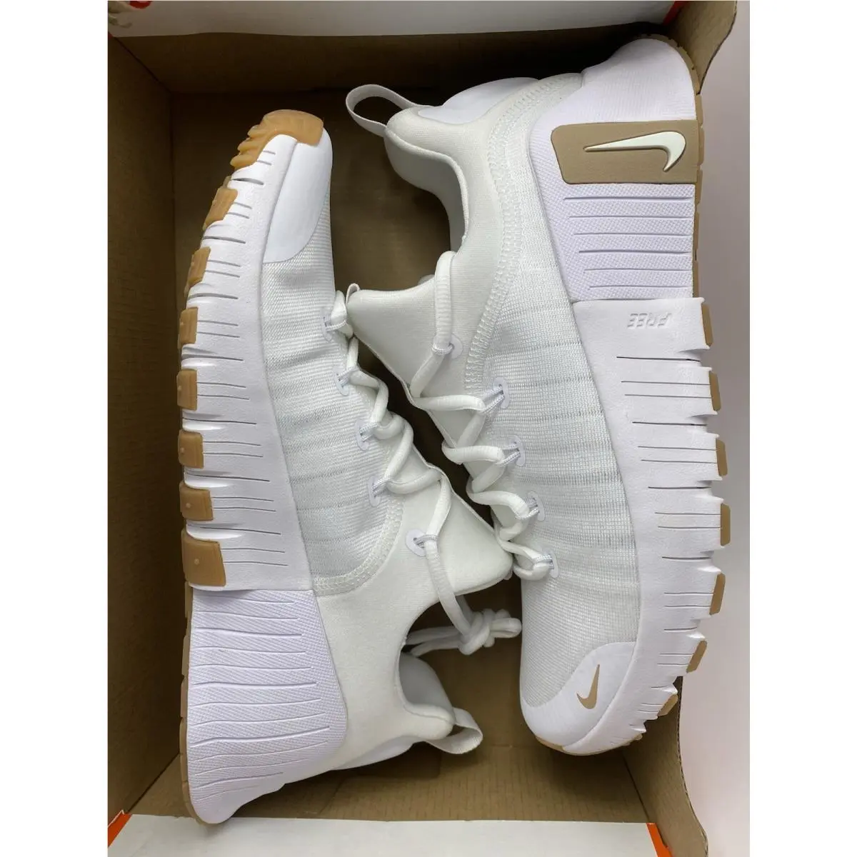 Nike shoes - Nike Free Metcon - Free Metcon - FJ7127-105 - White/Hemp-Gum Light Brown (UPC: 197862795233) 5