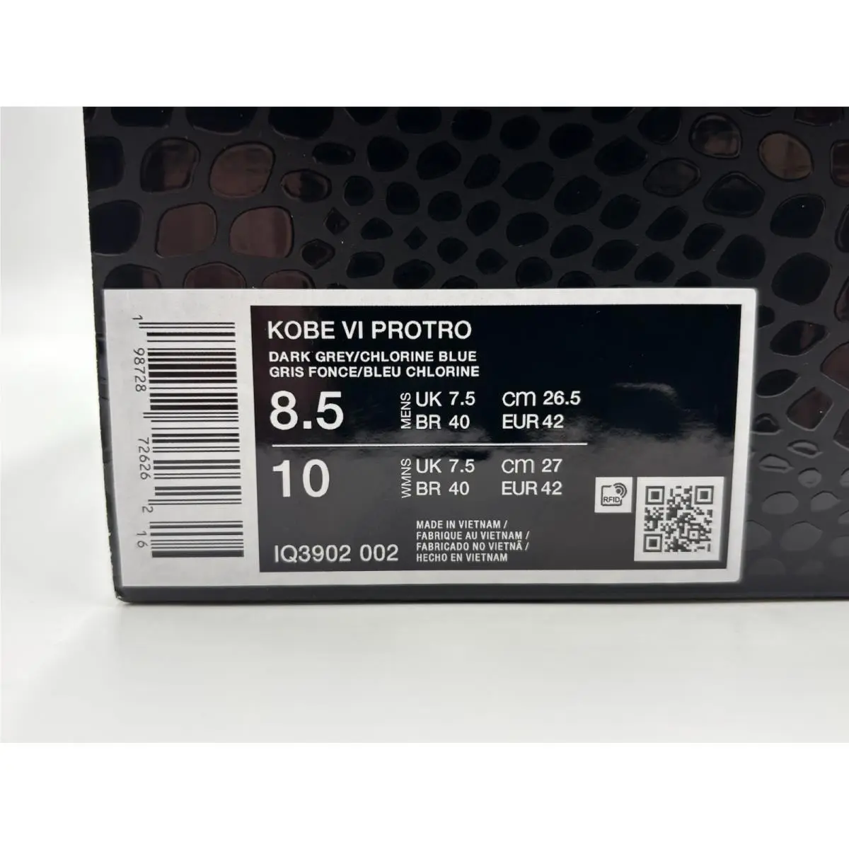 Nike shoes - Nike Kobe 6 Protro - Kobe Protro - IQ3902-002 - Dark Grey/Chlorine Blue/Daring Red 11