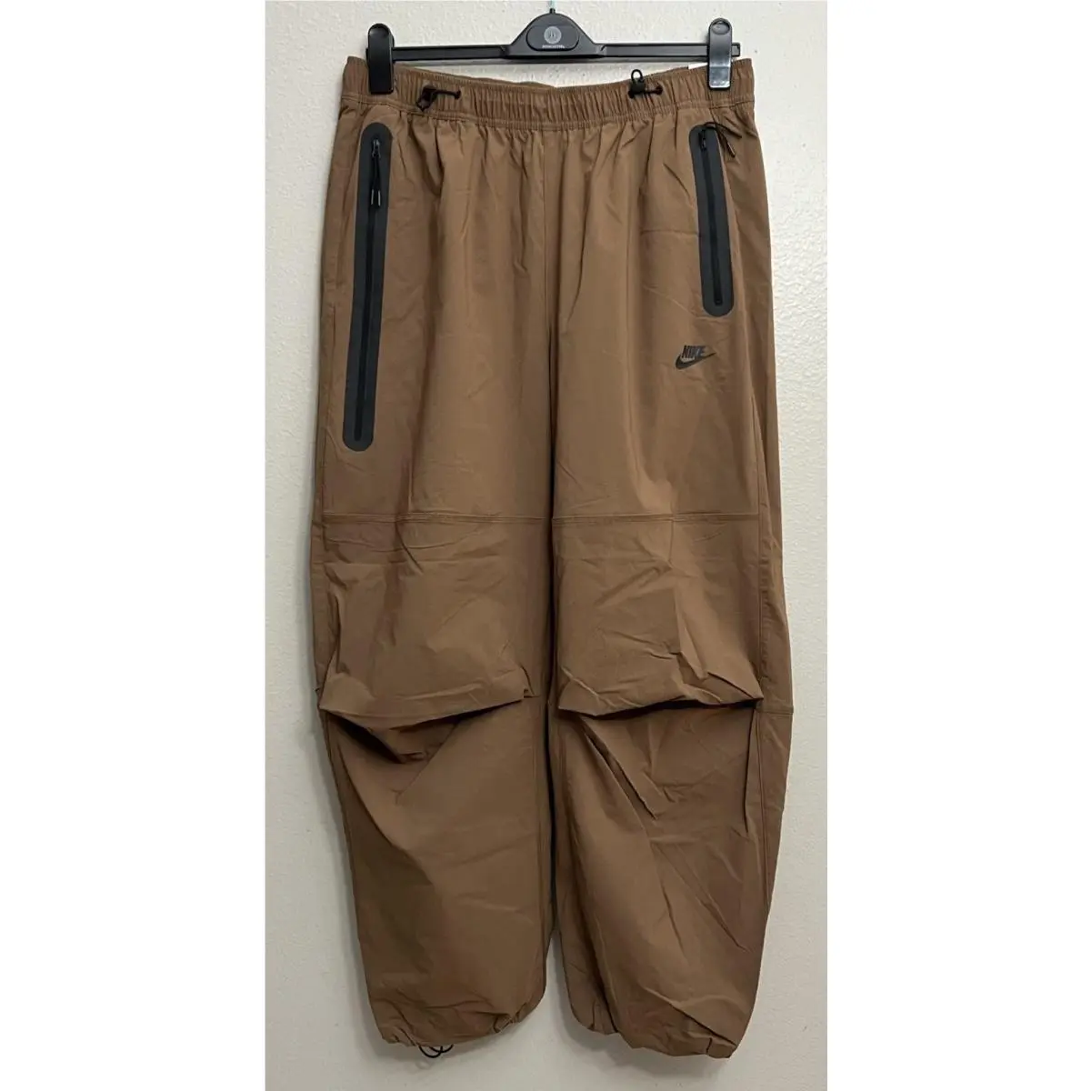 Nike Tech Woven Oversized Pants Mosswood Brown Mens Size Large HM7158 235 L