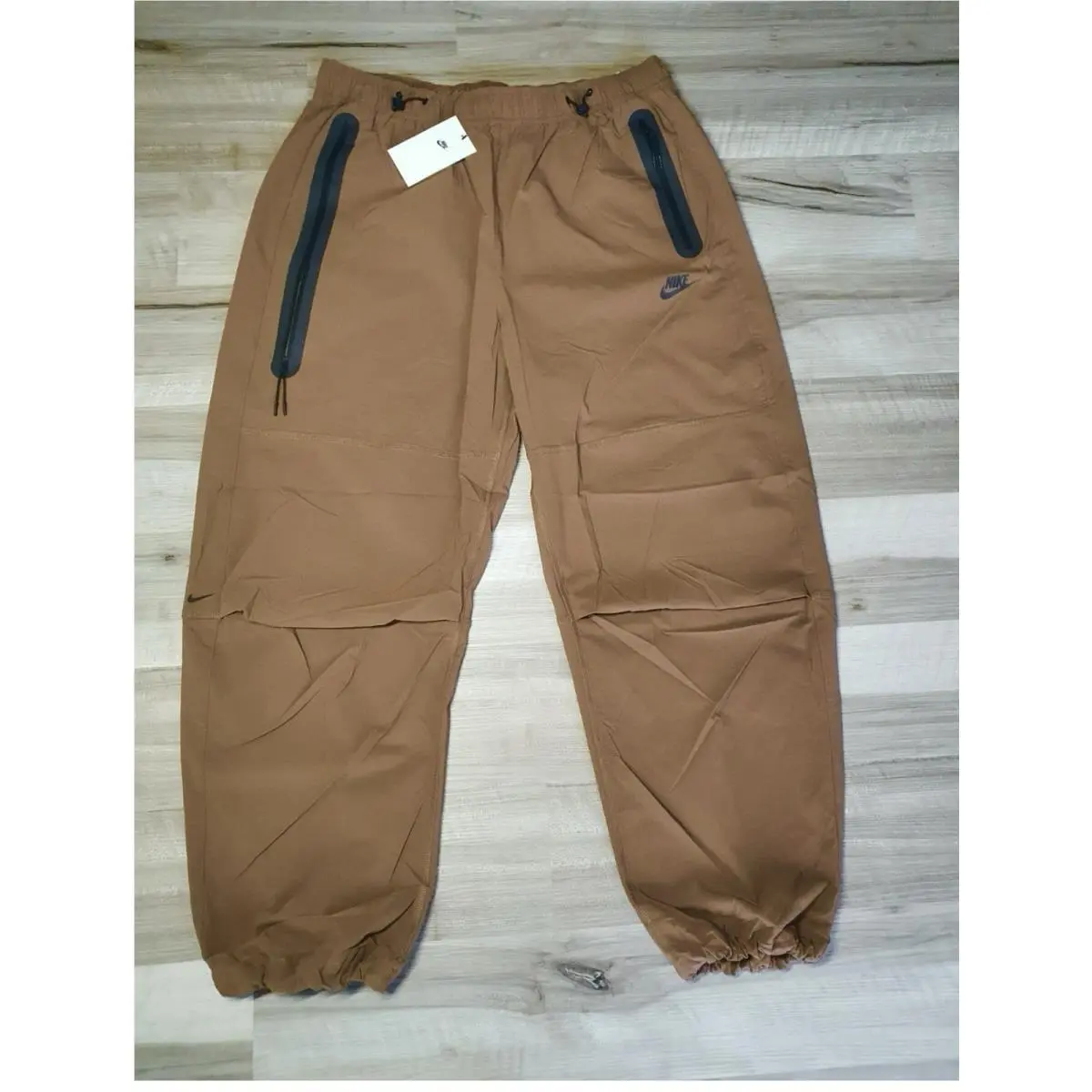 Nike Tech Woven Oversized Pants Brown HM7158-235 Men’s Size Large