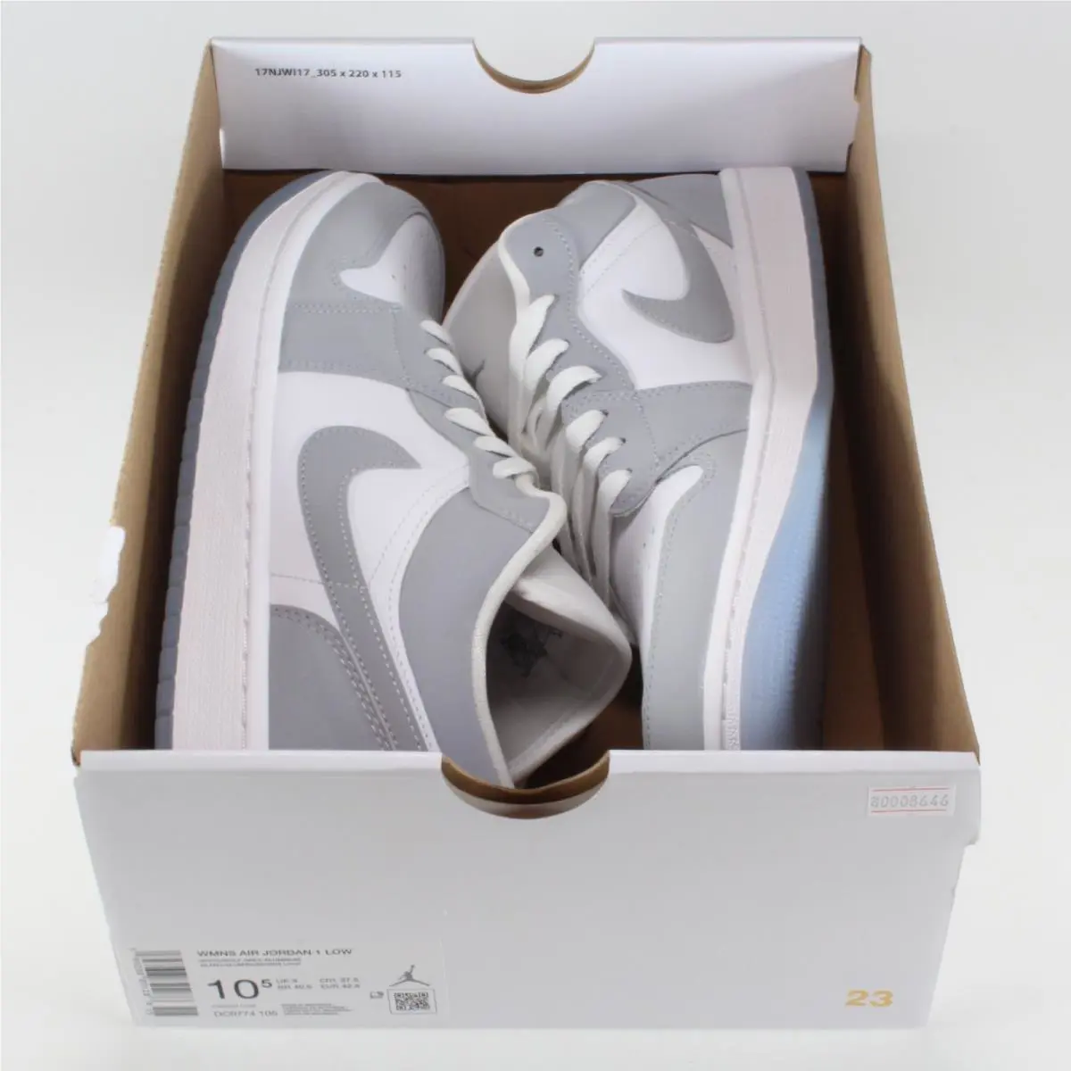 Nike shoes - Nike Air Jordan 1 - Air - 553558-146 - Gray 7