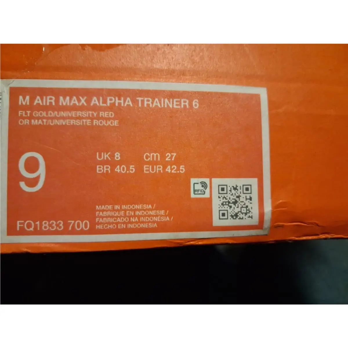 Nike shoes - Nike Air Max Alpha - Air Max Alpha - FQ1833-700 - Gold 9