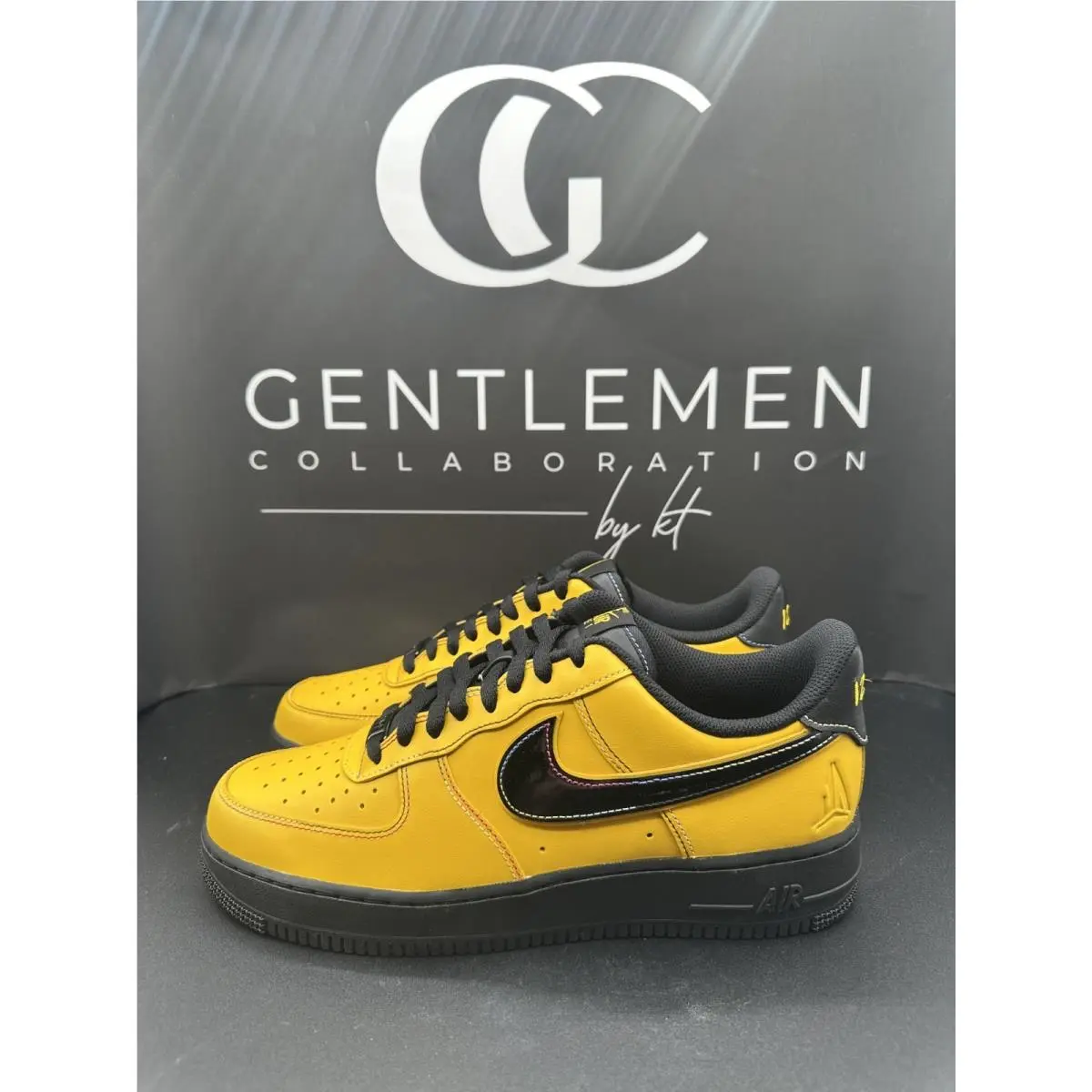 Nike shoes - Ja Morant x Nike Air Force 1 - IQ2713-700 - Yellow 1