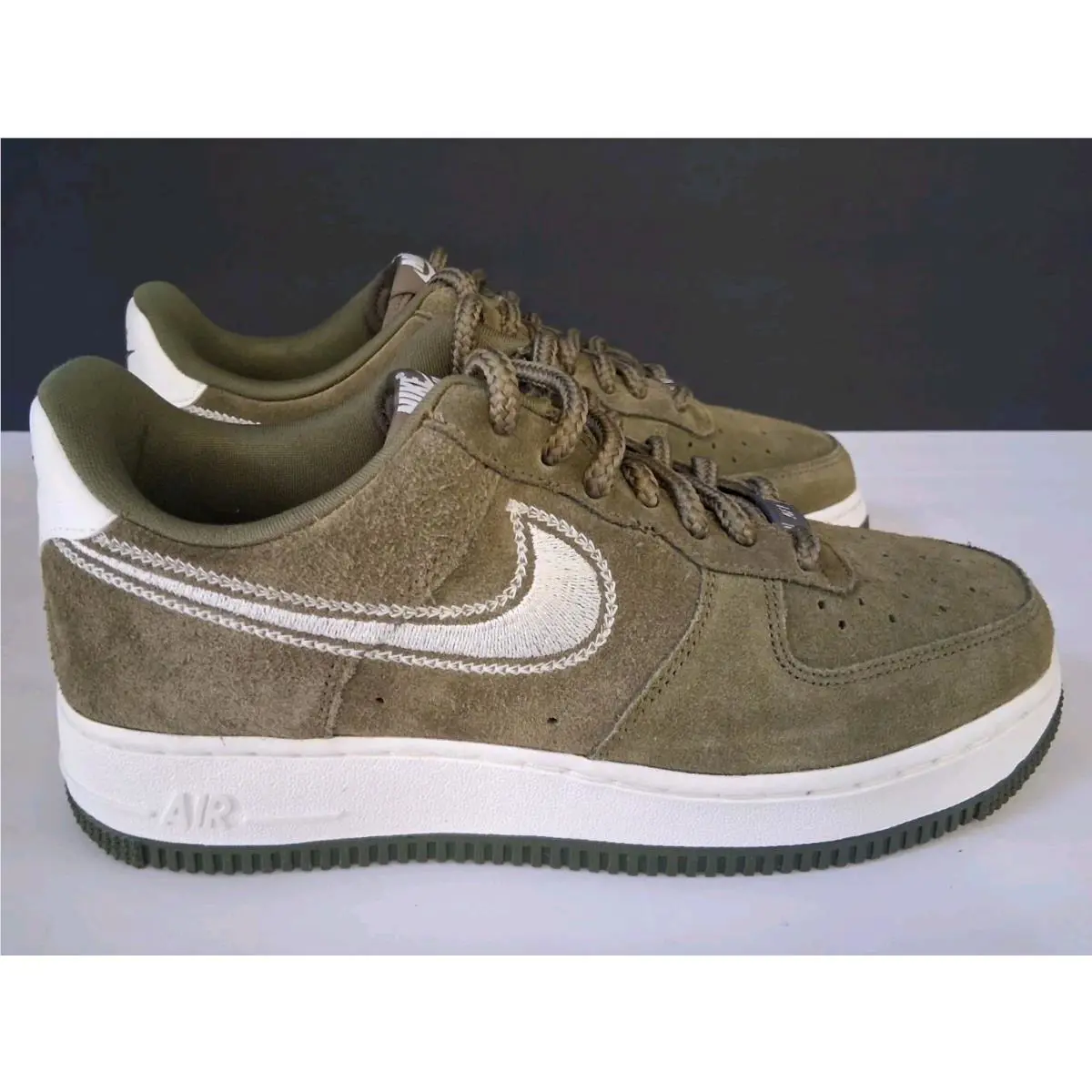 Nike shoes - Nike Air Force 1 `07 LV8 - HJ4465 201 - Medium olive/Sail 2
