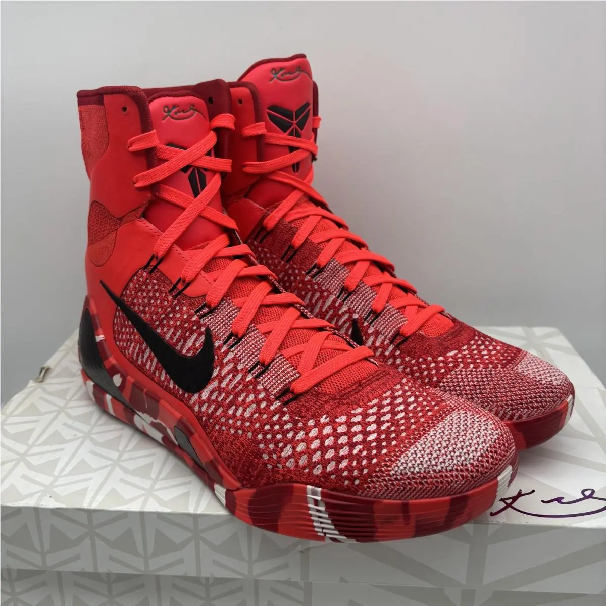 Nike shoes - Nike Kobe 9 Elite 630847-600 - 630847-600 - Bright Crimson (UPC: 887232301941) 0
