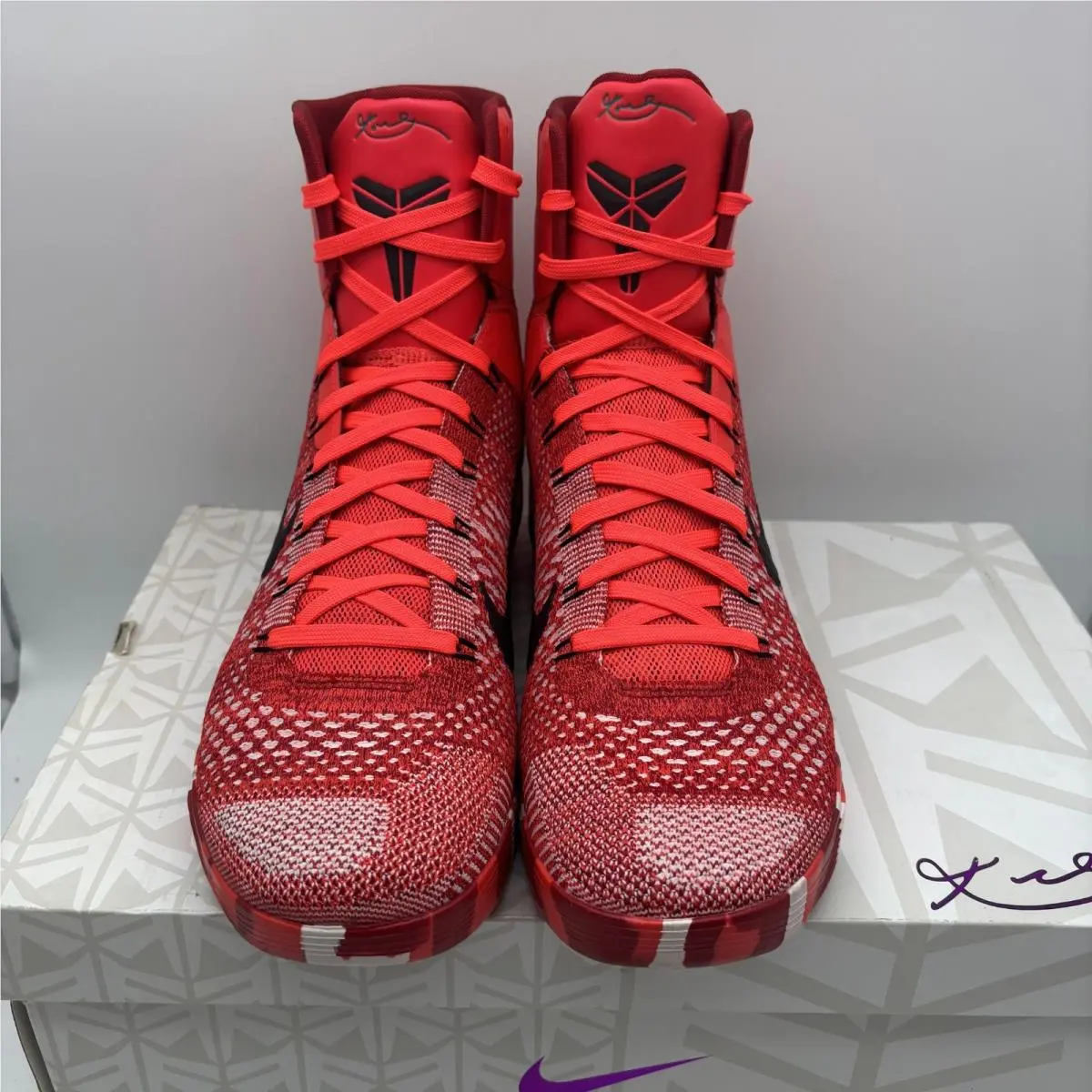 Nike shoes - Nike Kobe 9 Elite 630847-600 - 630847-600 - Bright Crimson (UPC: 887232301941) 1