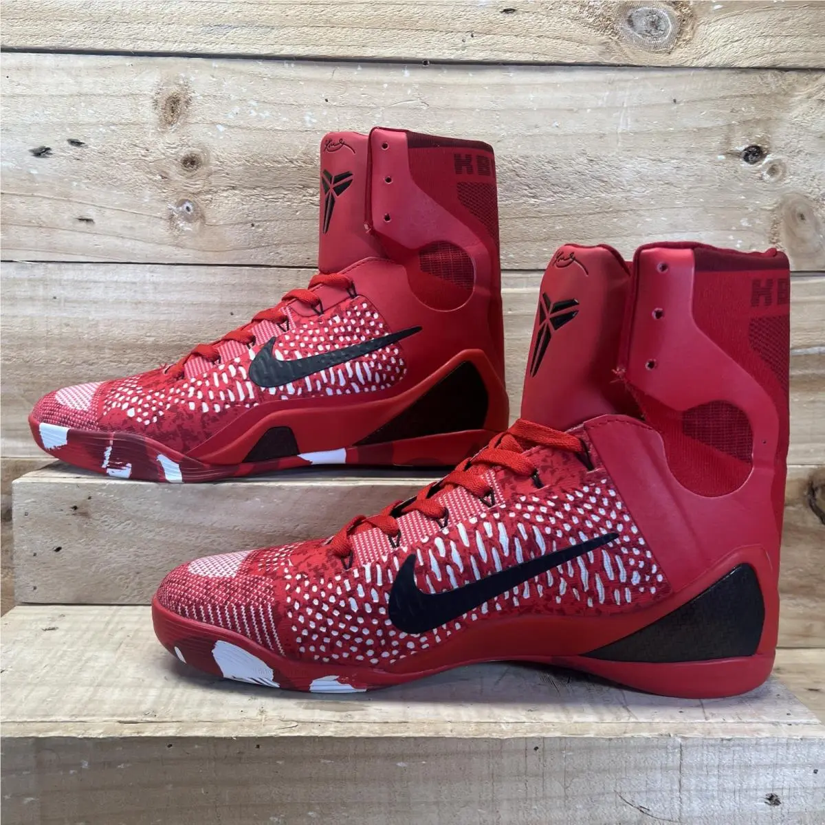 Nike shoes - KOBE IX ELITE - KOBE ELITE - 630847-600 - Bright Crimson/Black-White (UPC: 0882801435799) 3