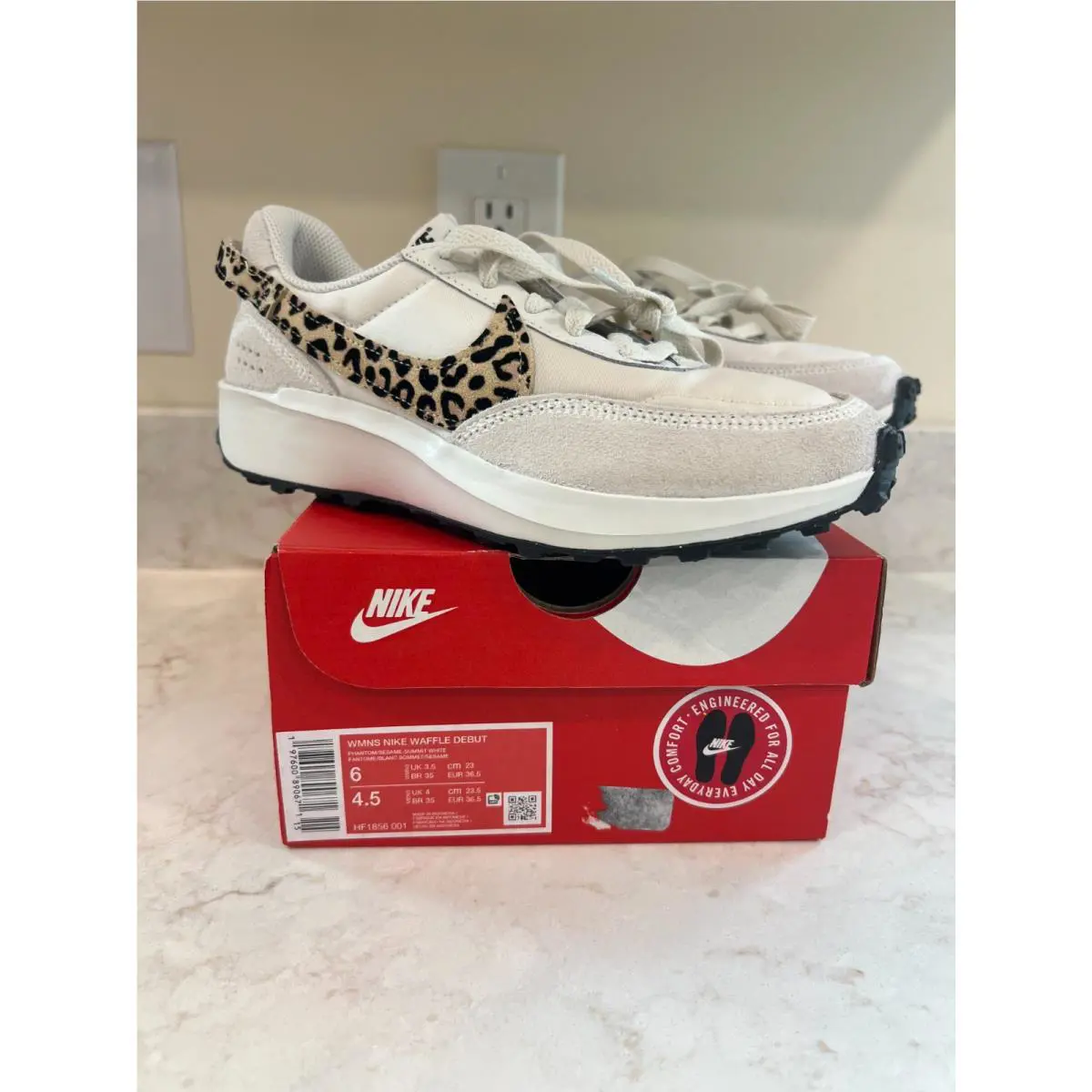 Nike shoes - WAFFLE DEBUT - WAFFLE DEBUT - HF1856 - PHANTOM/ SUMMIT WHITE (UPC: 197600890671) 0