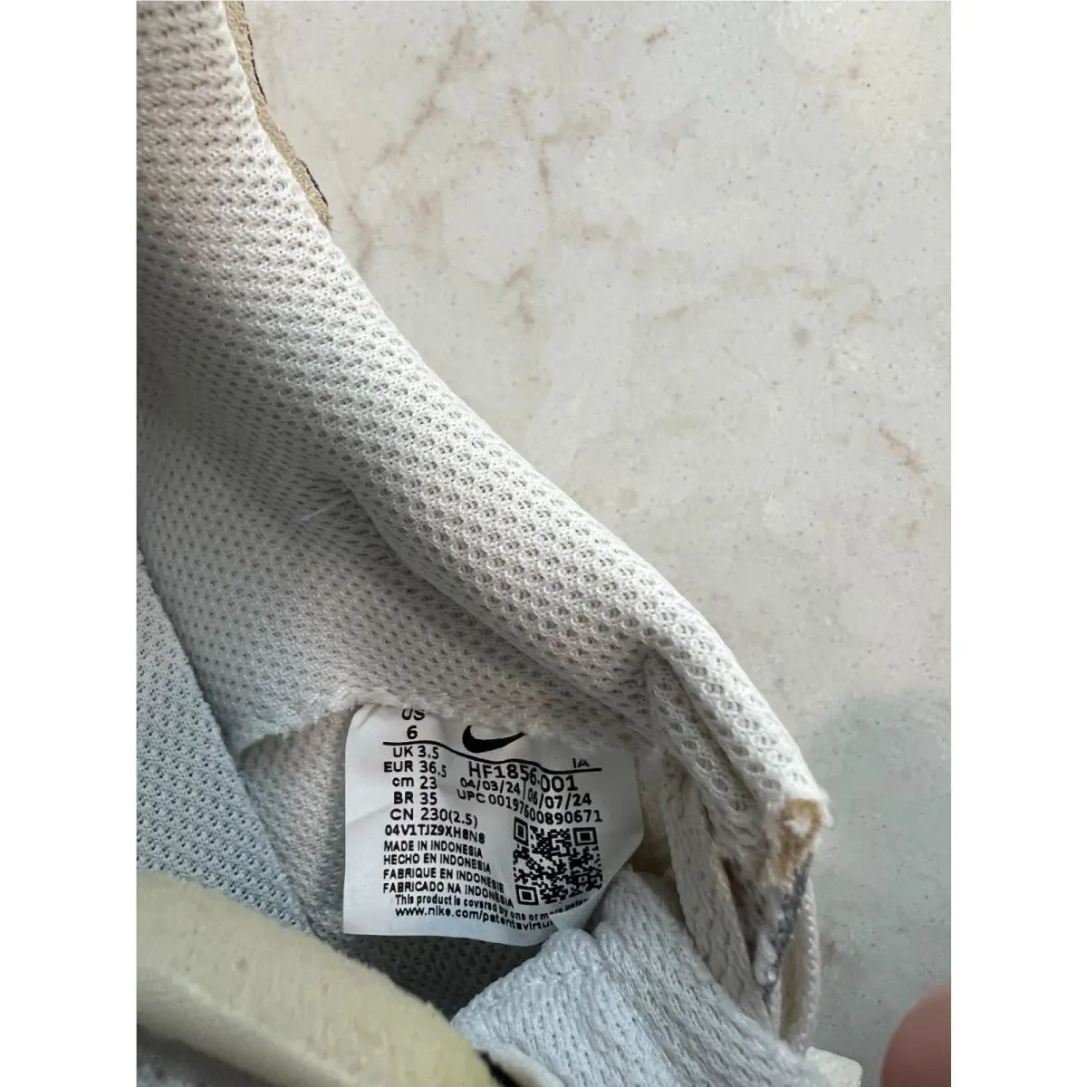 Nike shoes - WAFFLE DEBUT - WAFFLE DEBUT - HF1856 - PHANTOM/ SUMMIT WHITE (UPC: 197600890671) 6