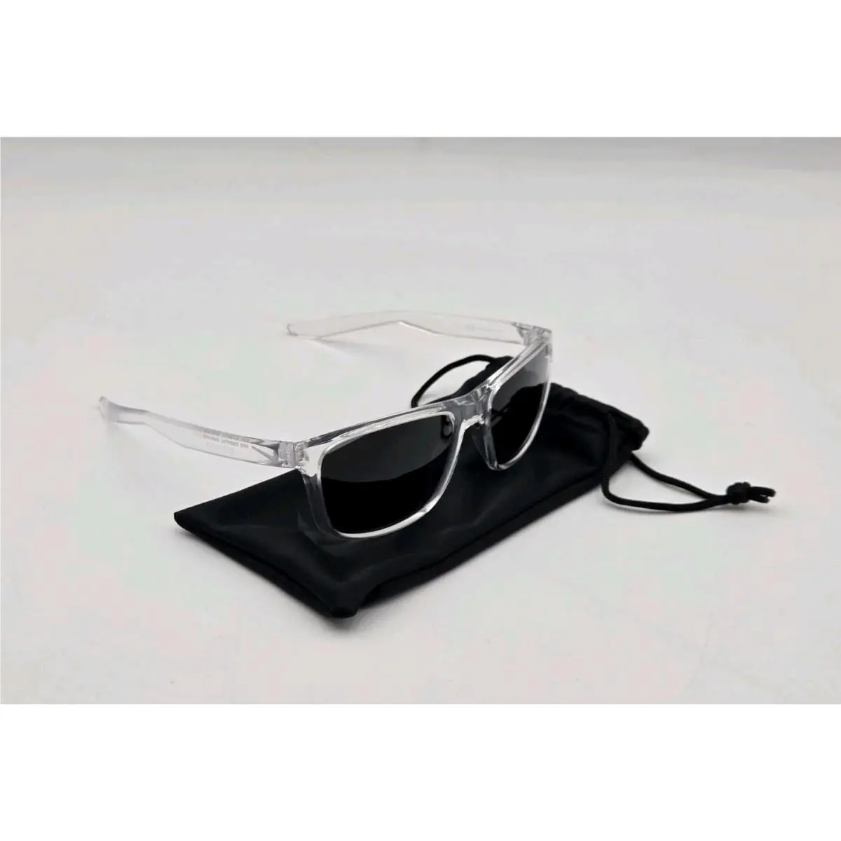 Nike Essential Endeavor Sunglasses EV1122 913 Clear Frame / Dark Grey Lens