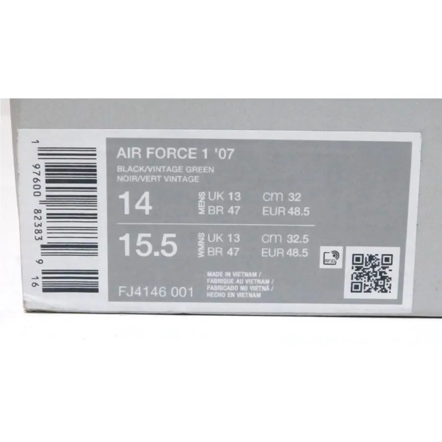Nike shoes - Nike Air Force 1 - Air Force - FJ4146-001 - Black (UPC: 197600823839) 5