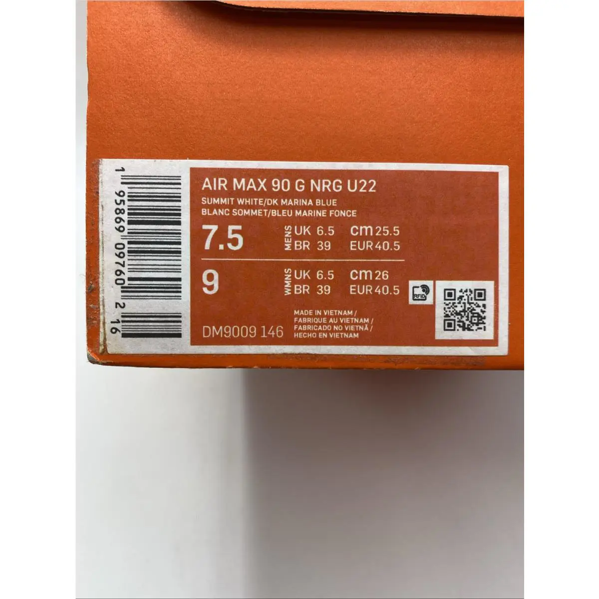 Nike shoes - Nike Air Max 90 - Air Max - DM9009 146 - Summit White/DK Marina Blue (UPC: 195869097602) 5