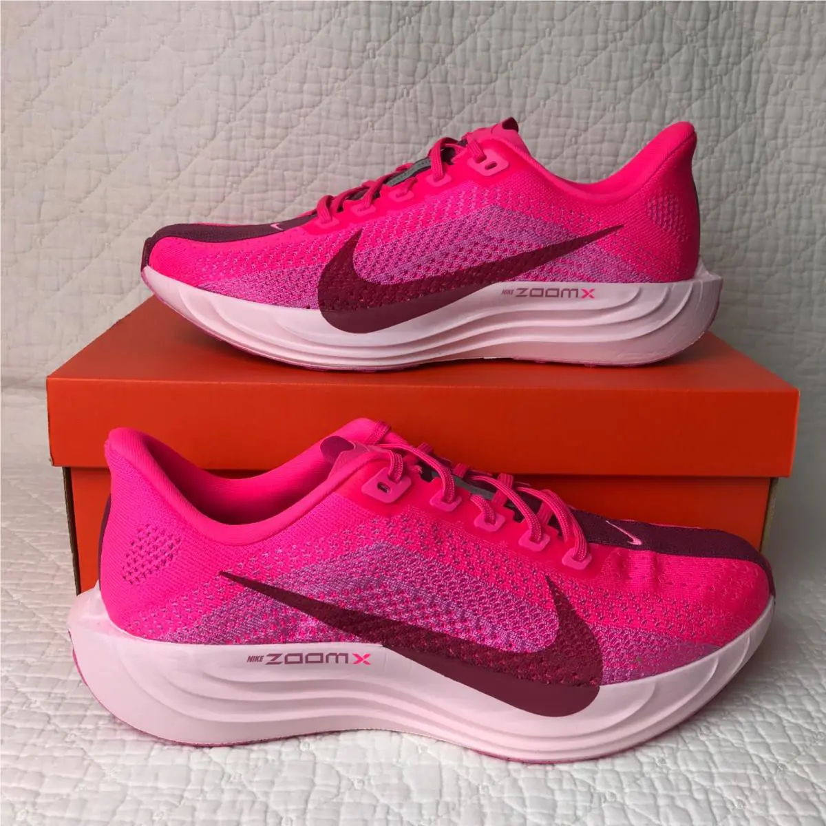 Nike Pegasus Plus Low Running Shoes Women’s SZ 10.5 Hyper Pink FQ7261-603