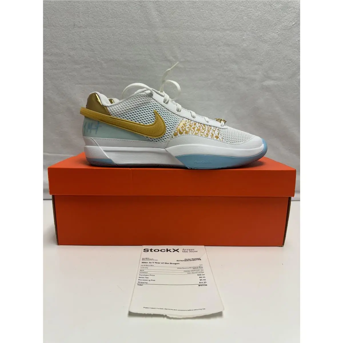 Nike shoes - Nike Ja 1 - FV1290-100 - White, Manufacturer: White/Game Royal/Pure Platinum 0