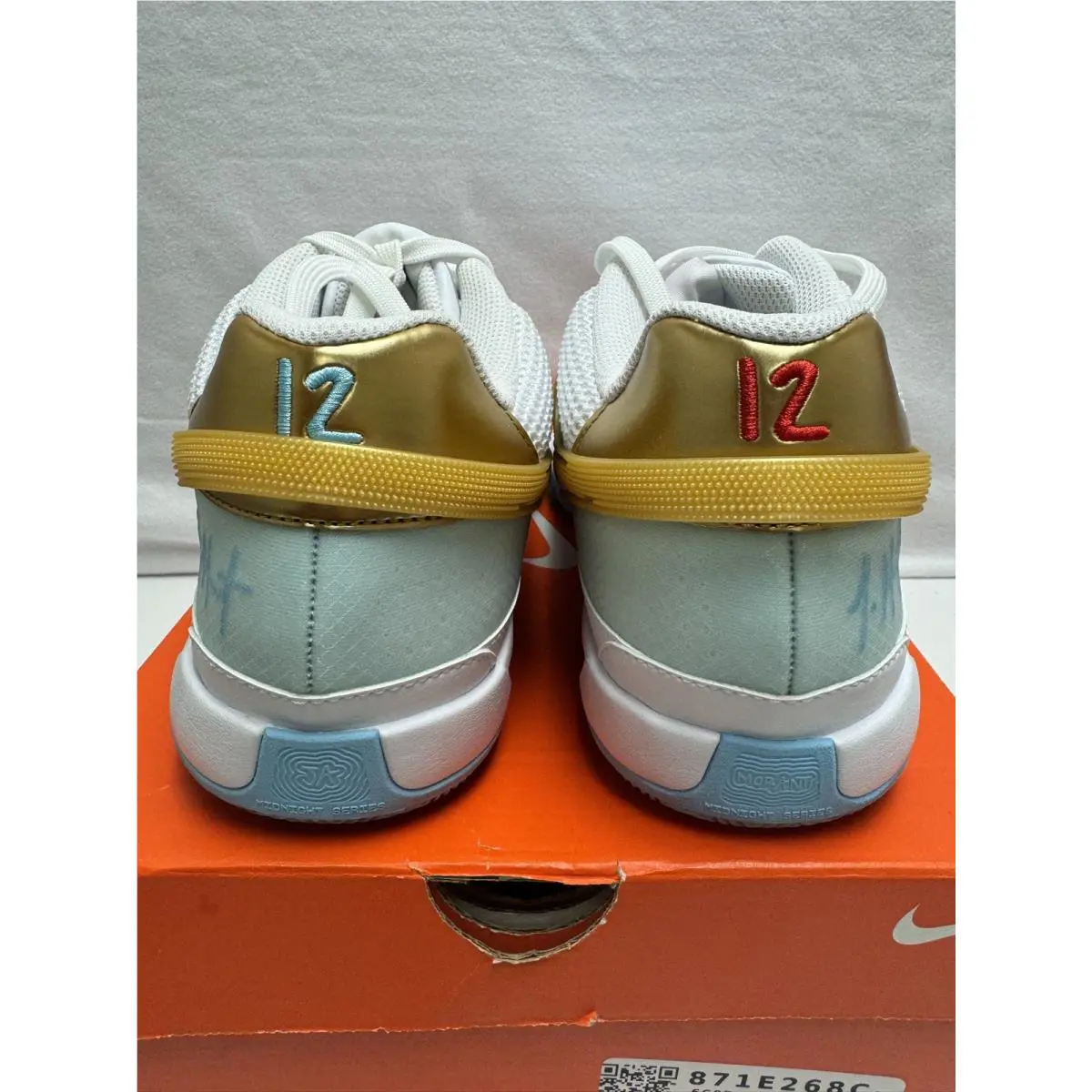 Nike shoes - Nike Ja 1 - FV1290-100 - White, Manufacturer: White/Game Royal/Pure Platinum 11