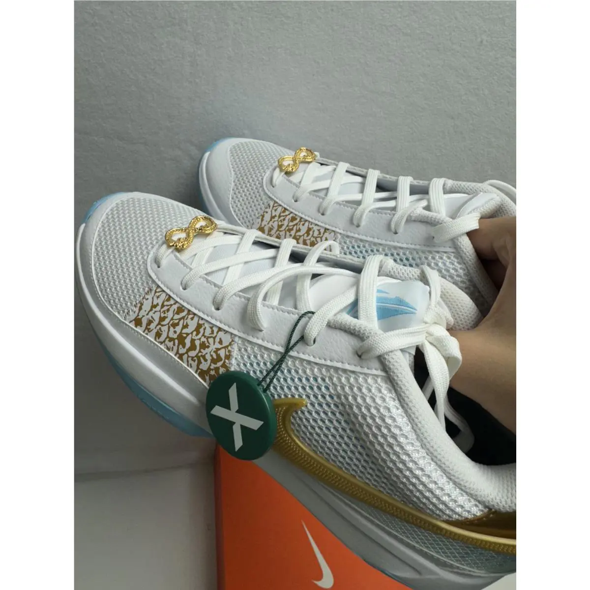 Nike shoes - Nike Ja 1 - FV1290-100 - White, Manufacturer: White/Game Royal/Pure Platinum 5
