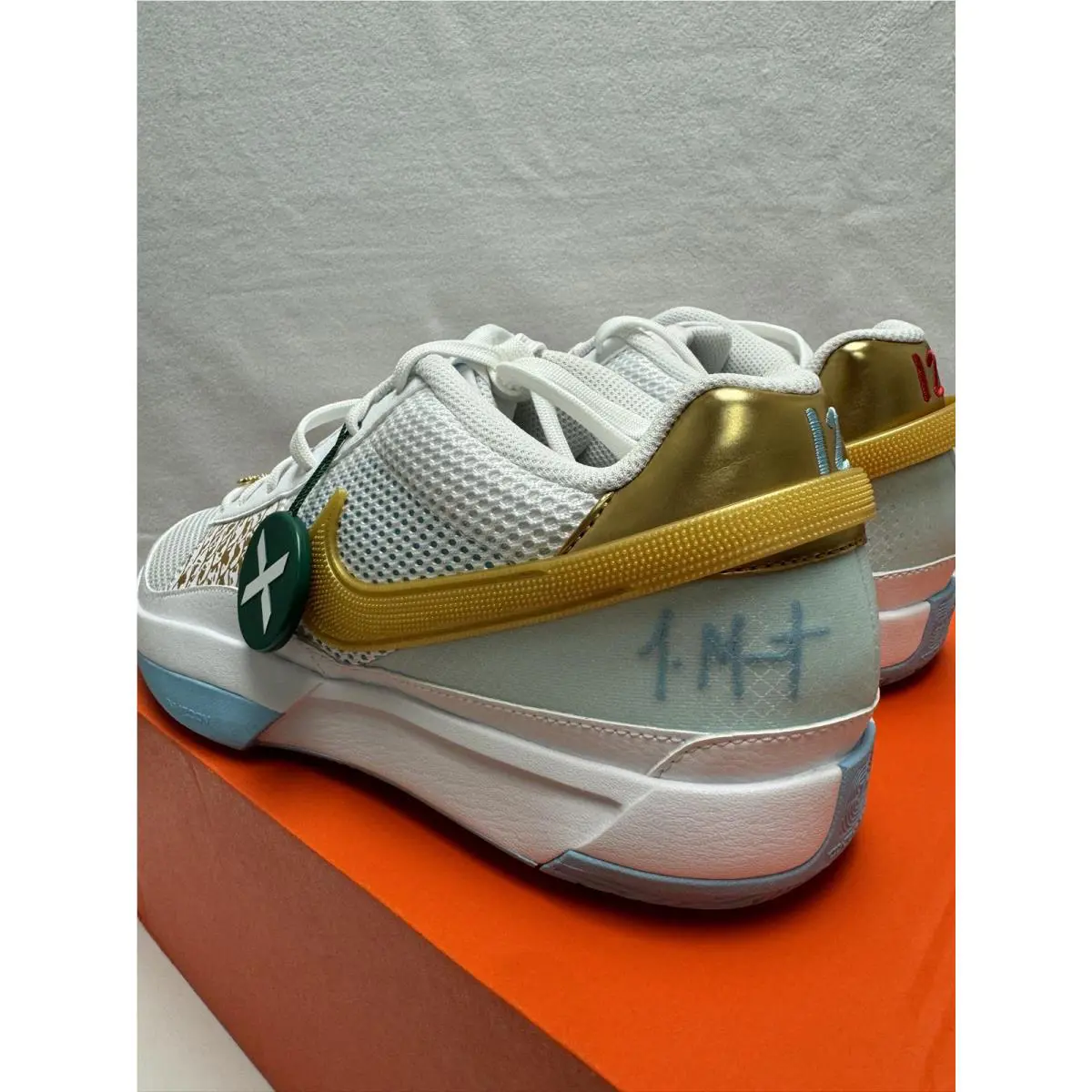 Nike shoes - Nike Ja 1 - FV1290-100 - White, Manufacturer: White/Game Royal/Pure Platinum 6