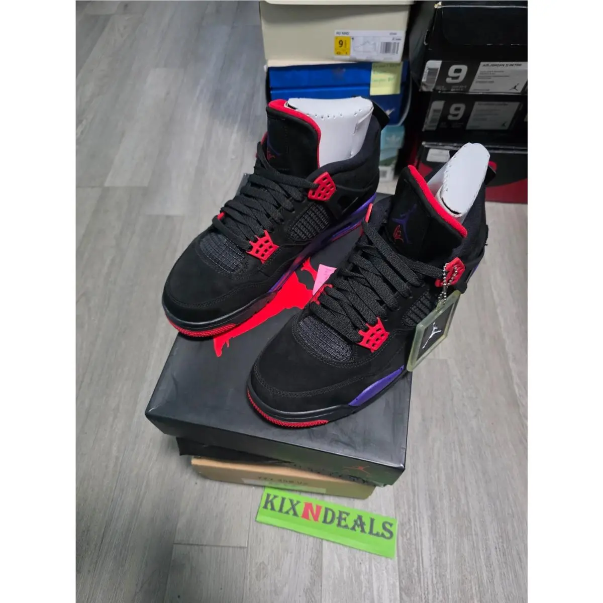 Nike shoes - Air Jordan 4 - Air - AQ3816-056 - Black (UPC: 0191886078457) 4