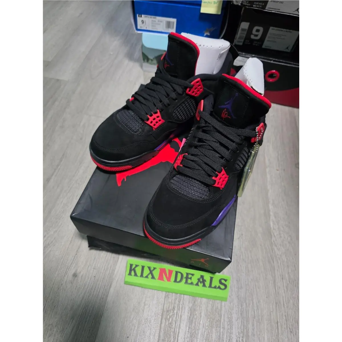 Nike shoes - Air Jordan 4 - Air - AQ3816-056 - Black (UPC: 0191886078457) 7